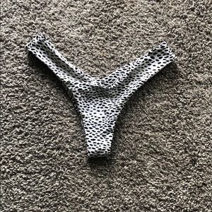 Thong swim bottoms
